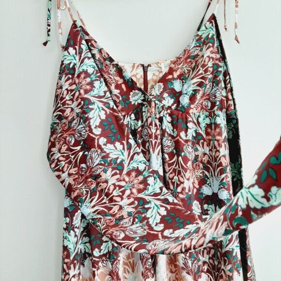 Gorgeous Free People Neutrals Floral Midi Maxi Dress Small - Picture 9 of 16